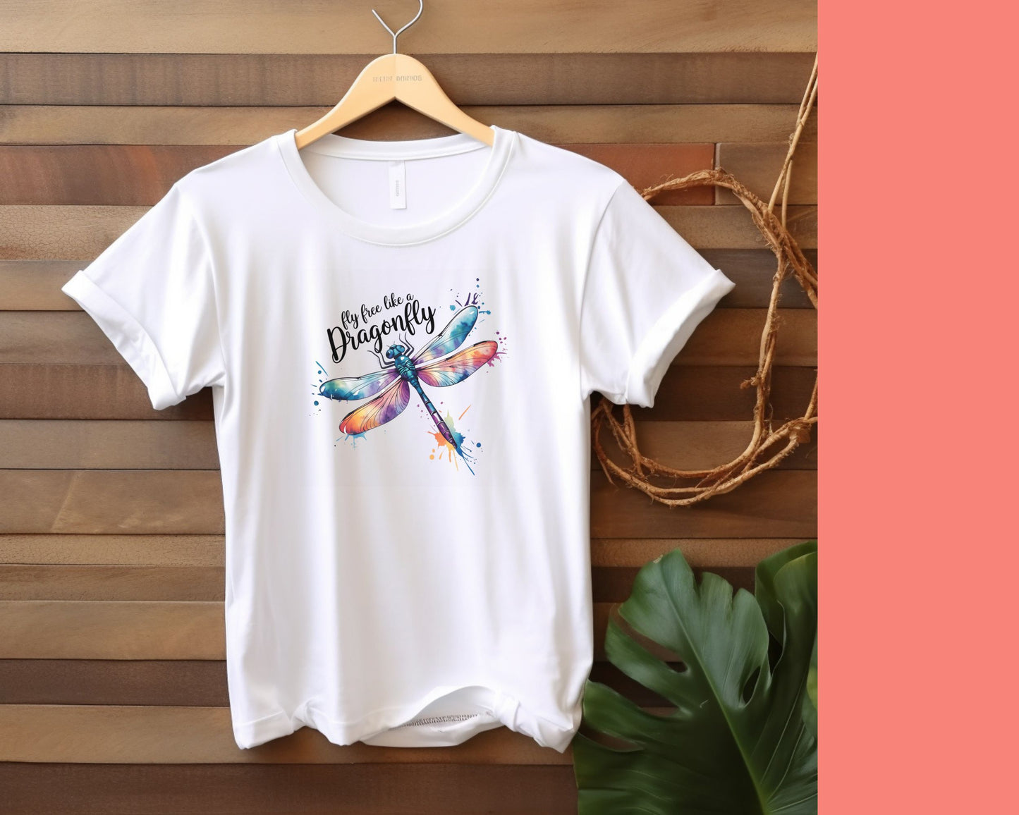 Fly Free Dragonfly T-Shirt – Inspirational Unisex Tee