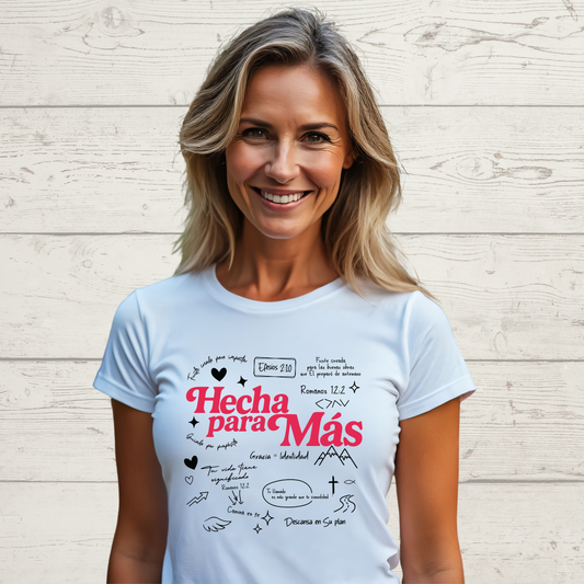 Camiseta “Hecha para Más” – Algodón Orgánico | Maru Inspire