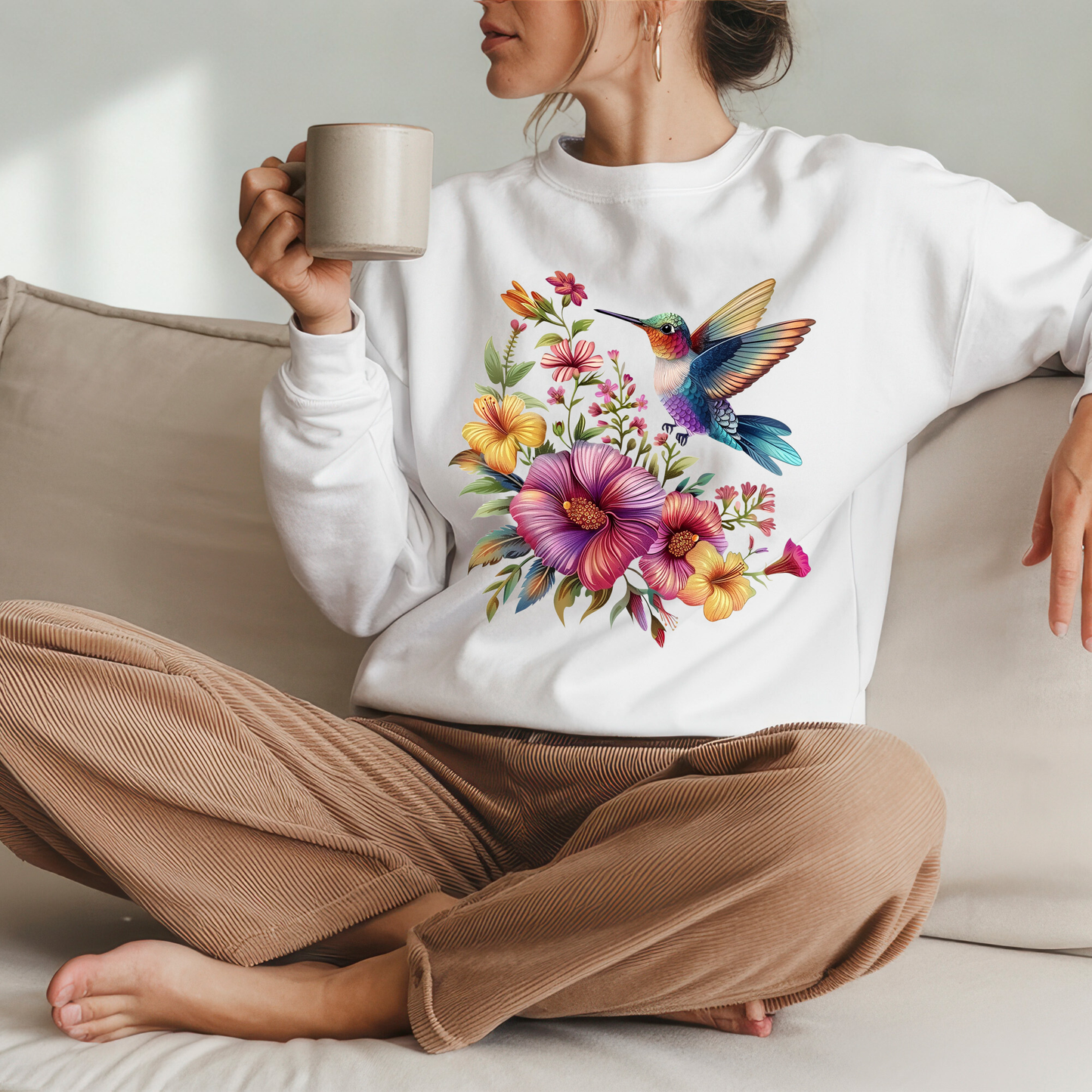 Sudadera "Gratitud de colibrí" – Orgánica unisex S-XXL