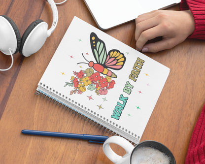 Walk by Faith Notebook – Inspirational Journal
