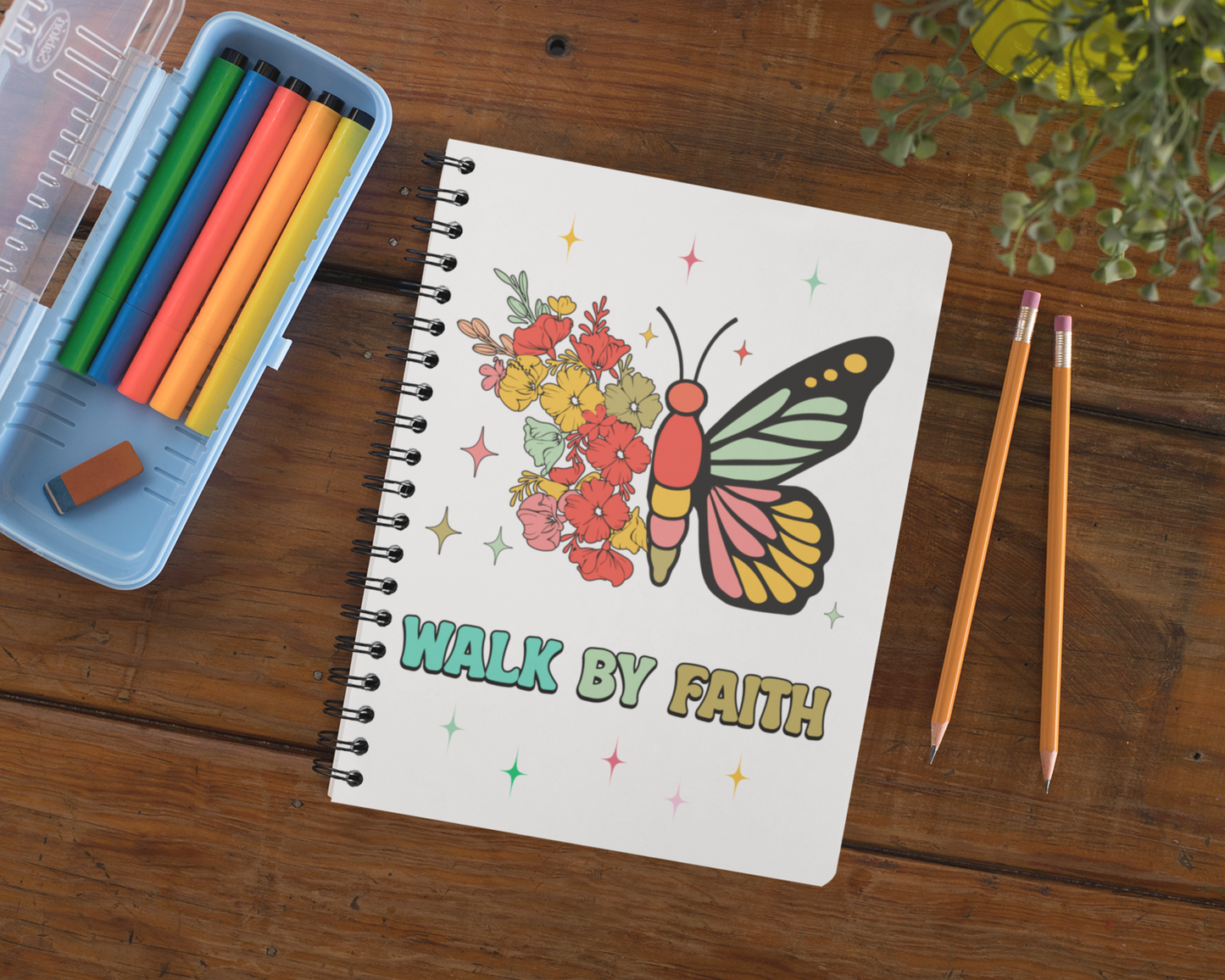 Walk by Faith Notebook – Inspirational Journal