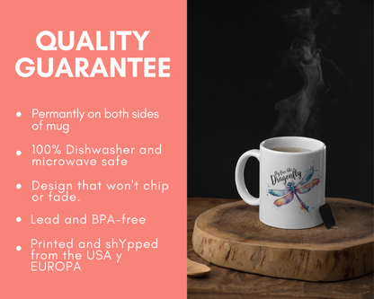 Dragonfly Mug – Fly Free & Live Inspired
