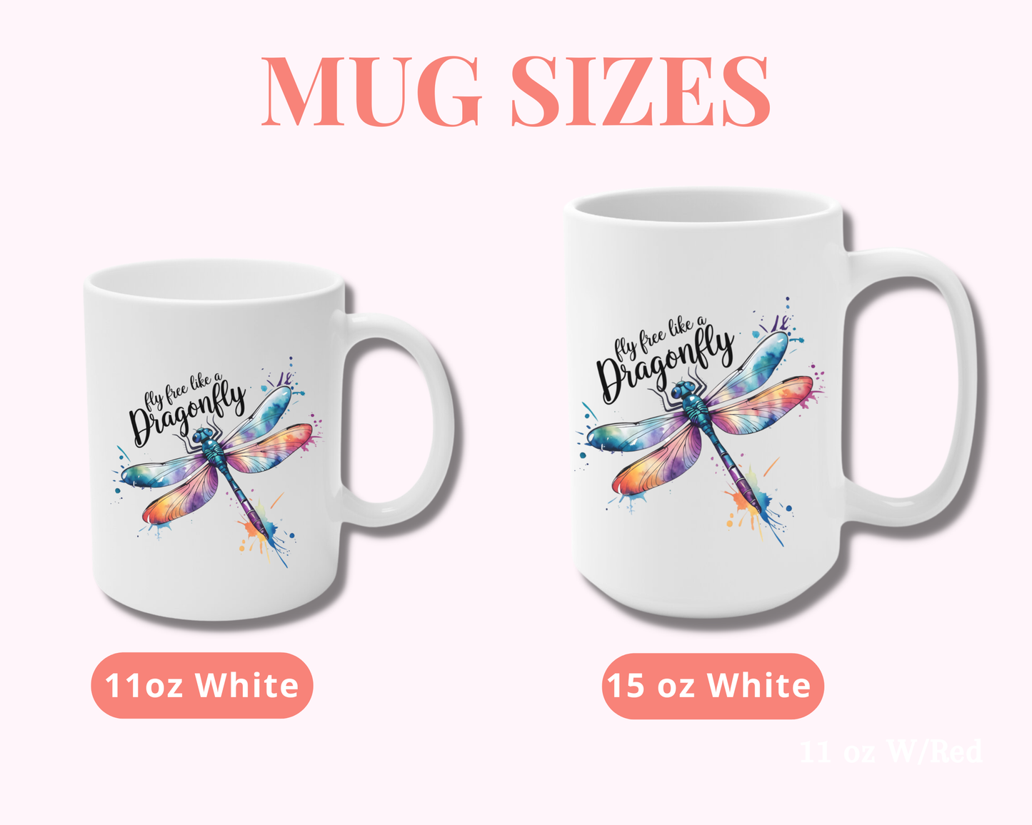 Dragonfly Mug – Fly Free & Live Inspired