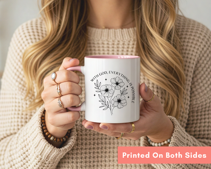 Faith Mug – With God, All Things Are Possible