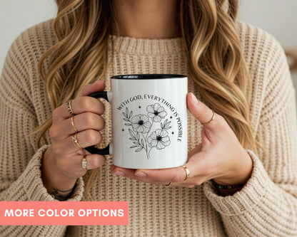 Faith Mug – With God, All Things Are Possible