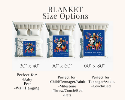 Inspirational Blanket – The Lord Is My Shepherd