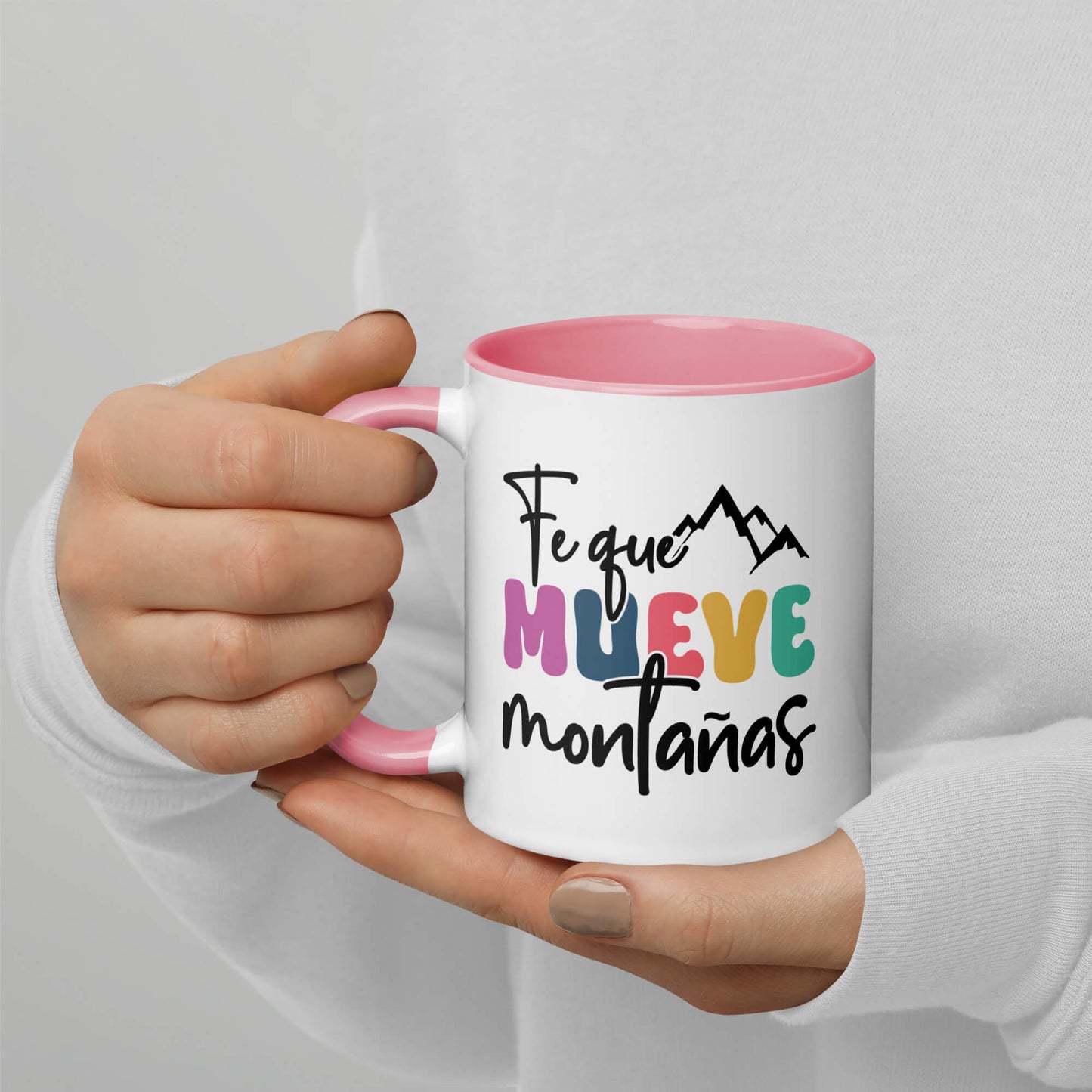 Taza "La Fe Mueve Montañas"