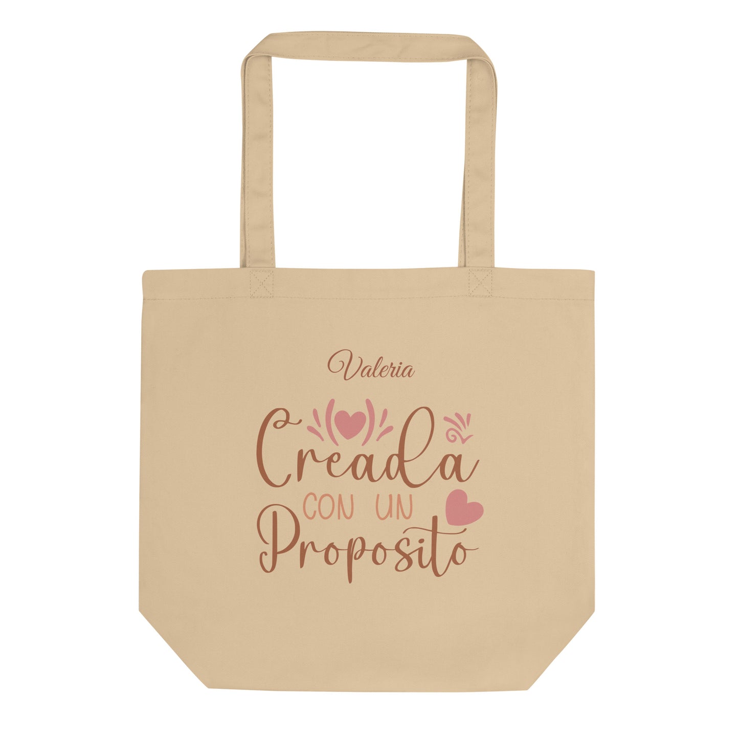 Bolsa Orgánica “Creada con un Propósito” – Personalizable