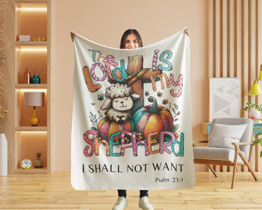 Inspirational Blanket – The Lord Is My Shepherd