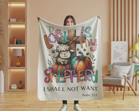 Inspirational Blanket – The Lord Is My Shepherd
