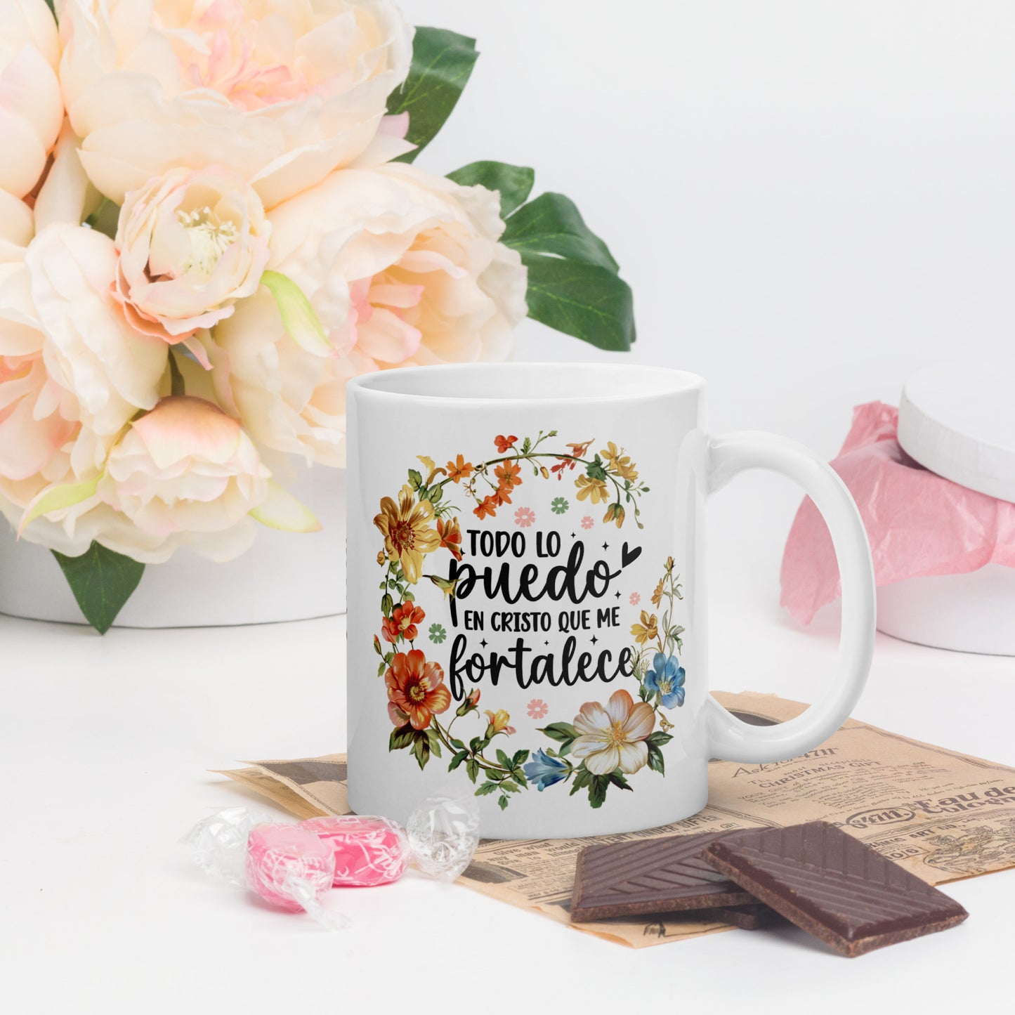 Taza “Todo lo puedo en Cristo” –