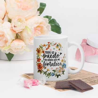 Taza “Todo lo puedo en Cristo” –
