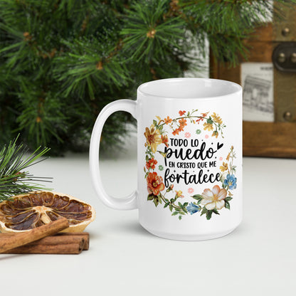 Taza “Todo lo puedo en Cristo” –